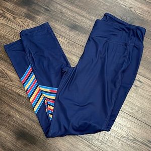 Krimson Klover Navy Blue Winter Ski Leggings